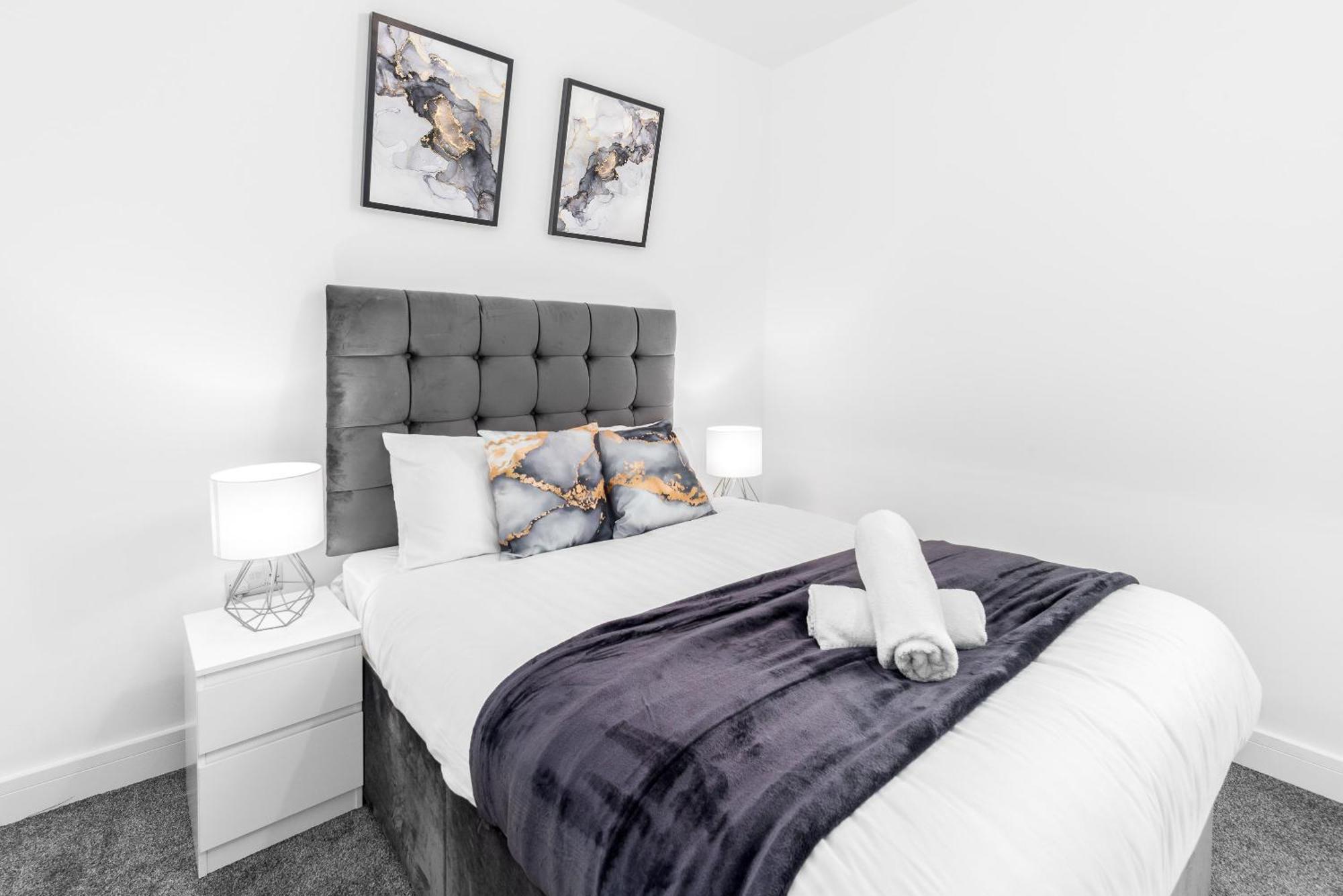 Stylish 2 Bedroom Apartment - Balcony - Secure Parking - Top Rated - 5Mc Birmingham Ngoại thất bức ảnh