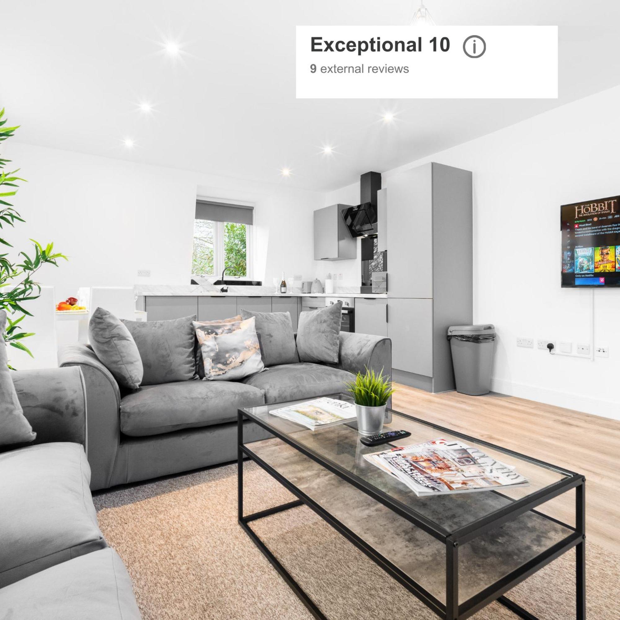 Stylish 2 Bedroom Apartment - Balcony - Secure Parking - Top Rated - 5Mc Birmingham Ngoại thất bức ảnh